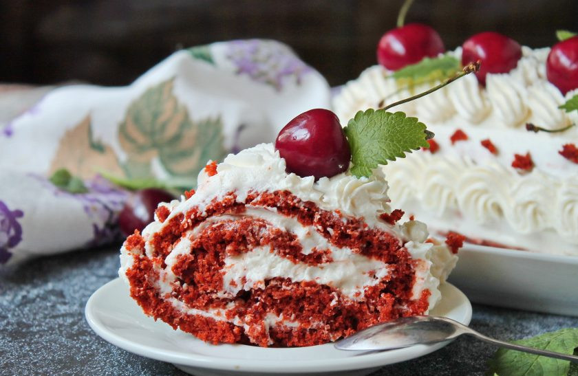 1. Этап. Рулет Красный бархат: Приятного аппетита!