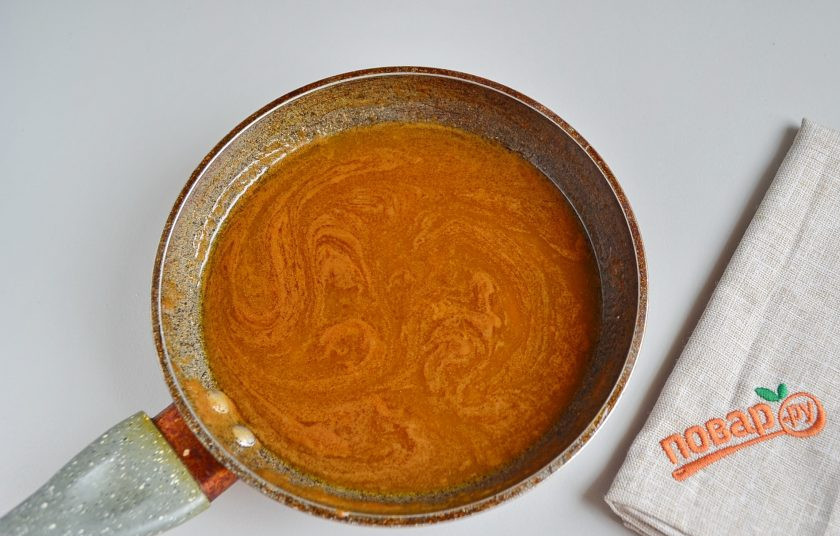 1. Этап. Креп Сюзетт (Crepe Suzette): 15. Соус готов! Помните: он не должен быть слишком густым.