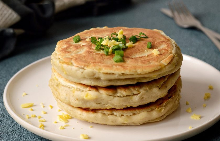 1. Этап. Панкейки с сыром: Панкейки с сыром готовы, приятного вам аппетита!