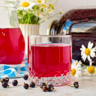 Компот из черной смородины на зиму на 3 литровую банку