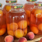 Персиковый компот на зиму