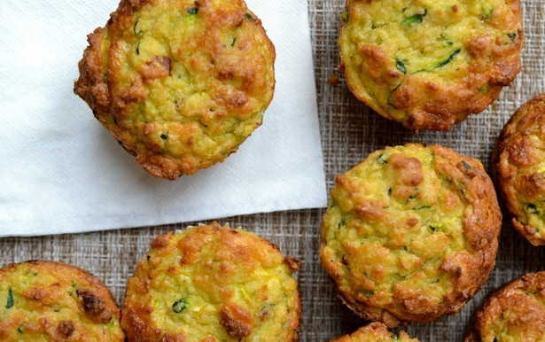 1. Этап. Кабачковые кексы с луком и беконом: 4. Приятного аппетита!