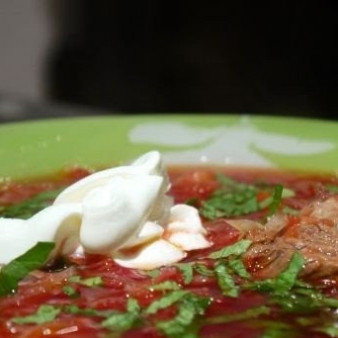 Вкусный борщ с говядиной