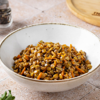 Зеленая чечевица в мультиварке