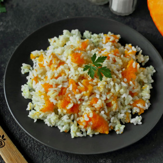 Азербайджанский плов с тыквой