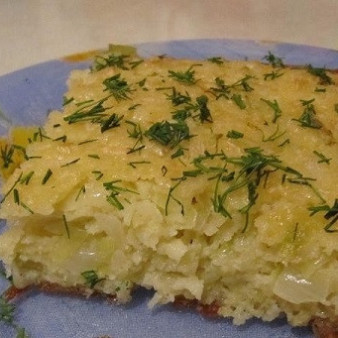 Капустный пирог с манкой