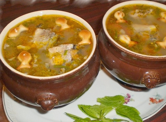 1. Этап. Суп из консервы сайры: Приятного аппетита!