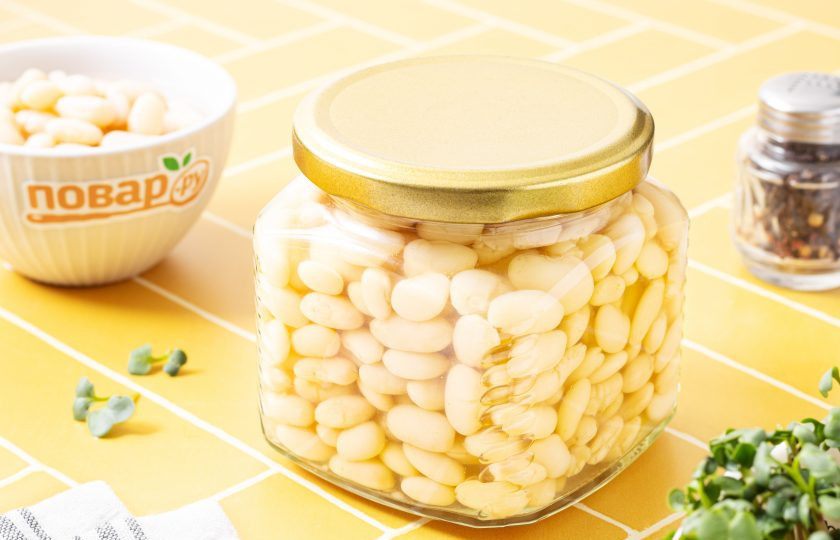 1. Этап. Фасоль белая консервированная: Фасоль белая консервированная готова.