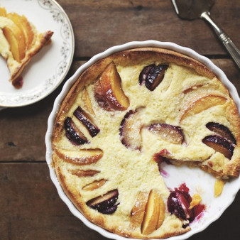 Клафути со сливами