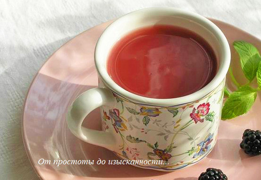 1. Этап. Кисель из яблок и ежевики: Наслаждайтесь!