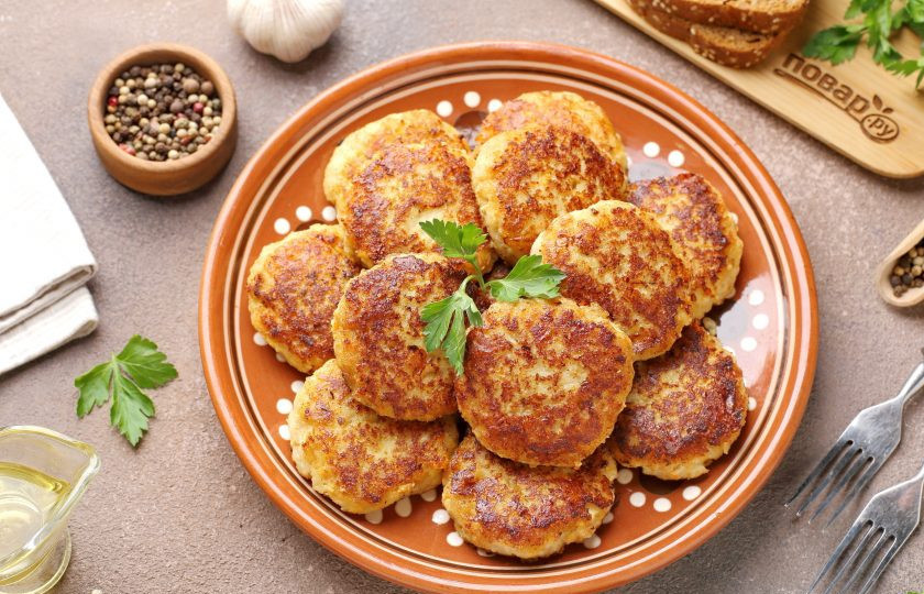 1. Этап. Котлеты из минтая с сыром: Котлеты из минтая с сыром готовы. Приятного аппетита!