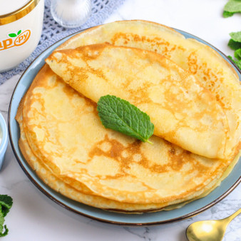 Блины с кукурузными отрубями