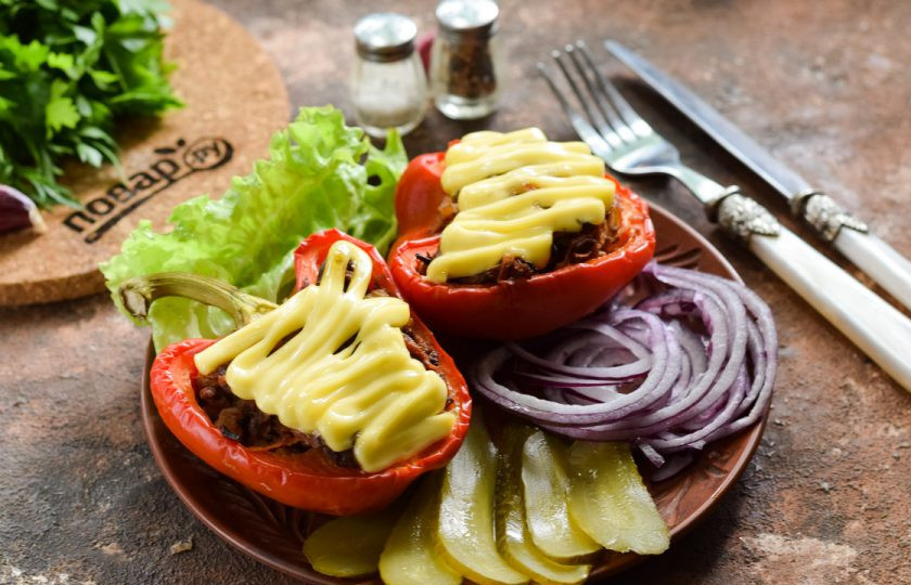 1. Этап. Болгарский перец фаршированный куриной печенью: Приятного аппетита!