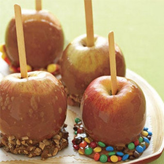 Candy-Coated Caramel Apples