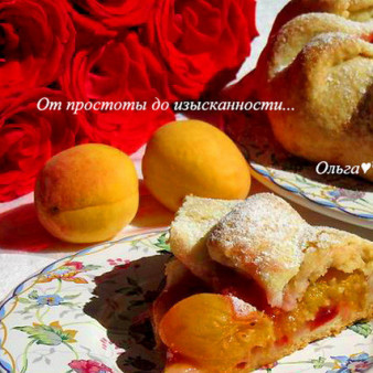 Галета с абрикосами и сливами