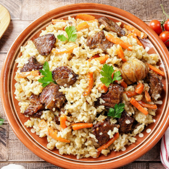 Плов в аэрогриле