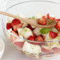 Melon-and-Strawberry Salad with Spicy Lemongrass Syrup