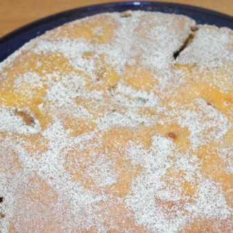 Шарлотка с яблоками без муки