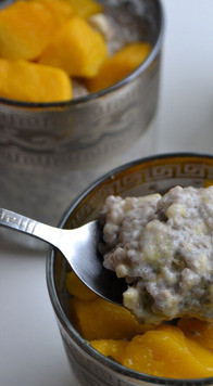 1. Этап. Чиа пудинг с манго: Готовьте с удовольствием!