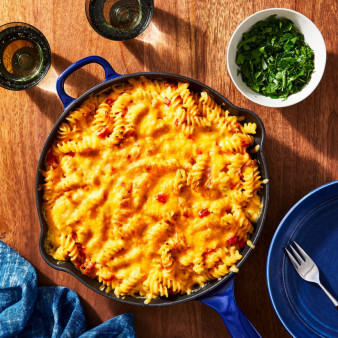 Cheddar and Caramelized Onion Pasta Bake