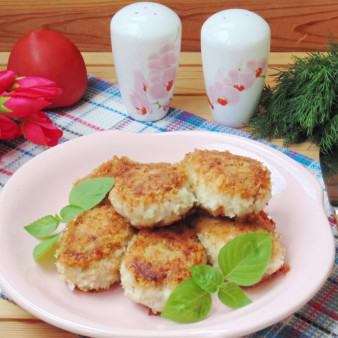 Котлеты из свинины с сыром и укропом