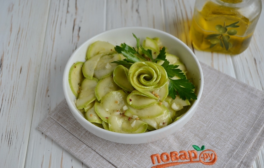 1. Этап. Острая закуска из кабачков: Острая закуска из кабачков готова, угощайтесь!