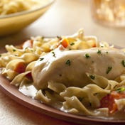 Golden Chicken with Noodles