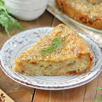 ПП пирог с капустой