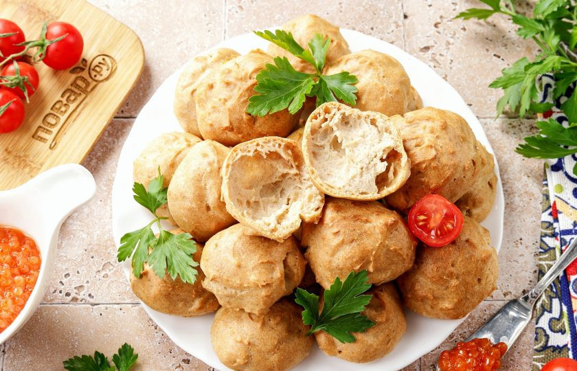 1. Этап. Диетические профитроли: Приятного аппетита!