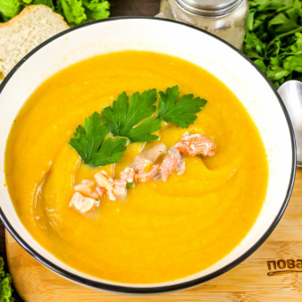 Крем-суп из форели