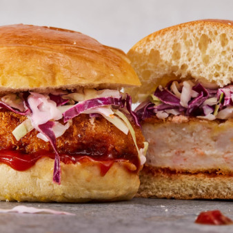 Shrimp Katsu Burgers