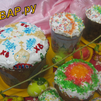 Куличи из венского теста