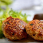Котлеты из фарша со шпинатом