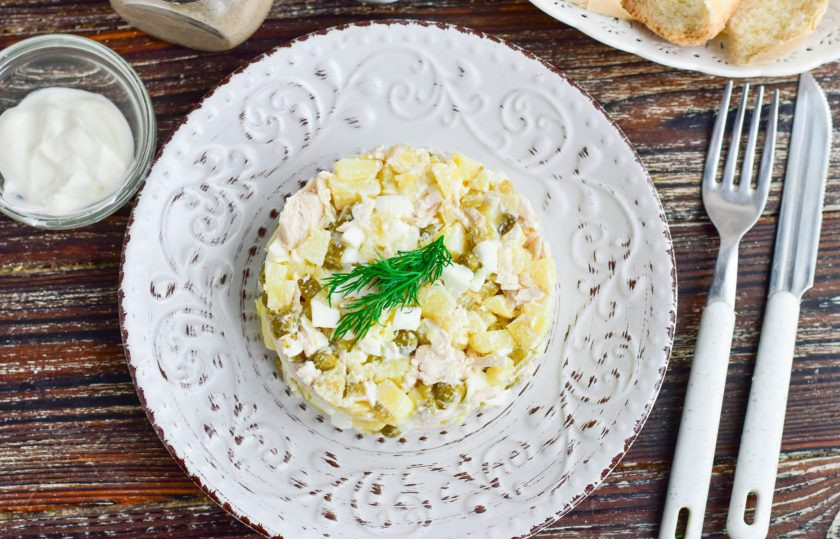 1. Этап. Оливье для диабетиков: 