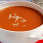 Томатный суп пюре с рисом