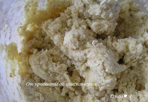 1. Этап. Сочники с кокосовой стружкой: Хорошо перемешайте.