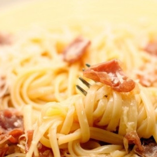 Карбонара с ветчиной