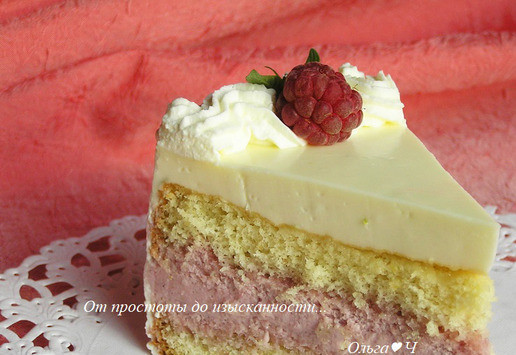 1. Этап. Торт Малиновая роскошь: Угощайтесь!