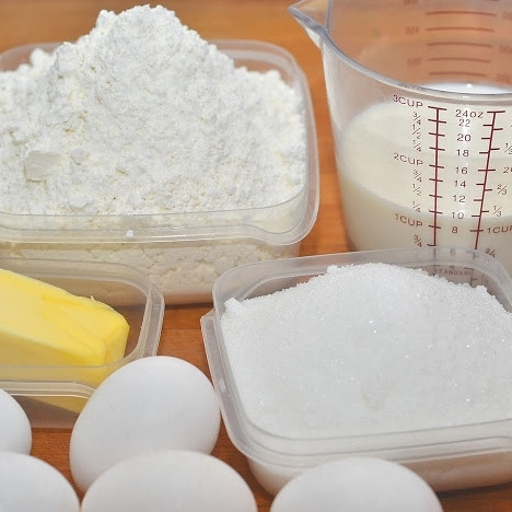 1. Этап. Бисквит Нежность: Ингредиенты.