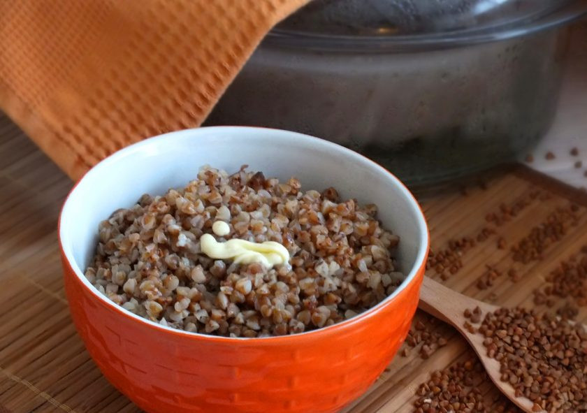 1. Этап. Гречка в пароварке: Приятного аппетита!