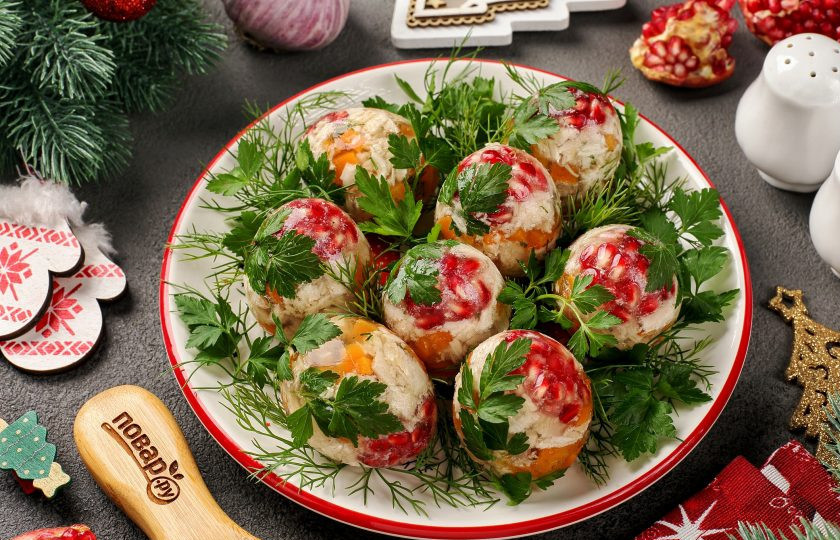 1. Этап. Заливные Драконьи яйца на Новый год 2024: Заливные 