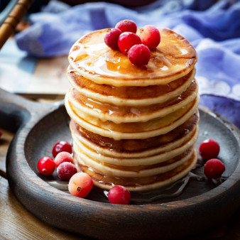 Панкейки на йогурте пышные