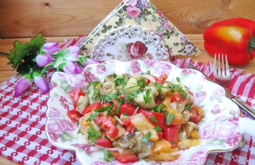 1. Этап. Салат Аджапсандал: Салат 