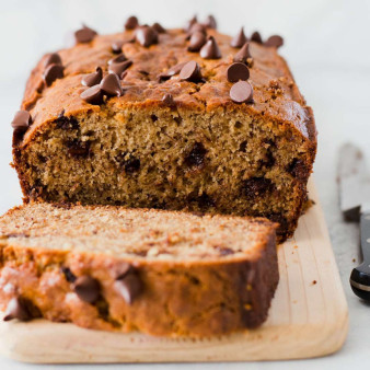 Peanut Butter Chocolate Chip Banana Bread