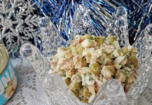 1. Этап. Салат Морская владычица: Готово! Приятного аппетита!