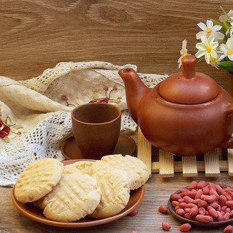 Простое арахисовое печенье