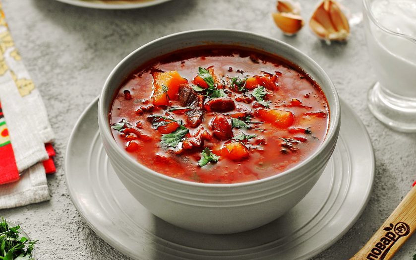 1. Этап. Борщ по-петровски: Приятного аппетита!