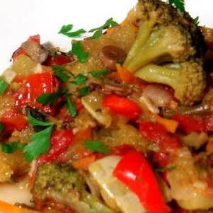 Рагу с брокколи