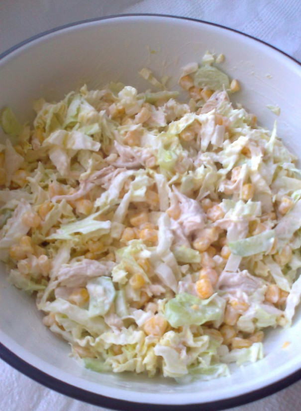 1. Этап. Салат для любимых: Заправить салат 