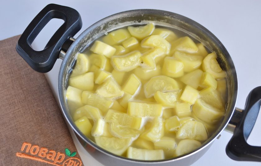 1. Этап. Кабачок, как ананас на зиму: 4. Готово!